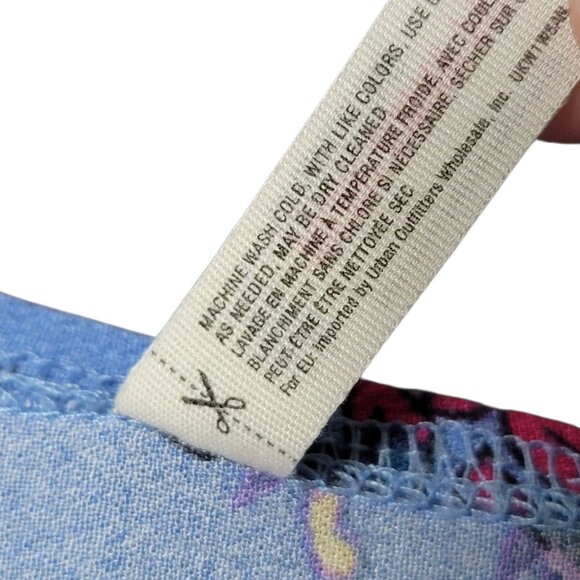 Ultimately Free People Womens Blue Floral Don't Know Kimono XS/S Boho Cottage - Picture 12 of 12